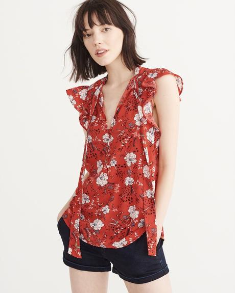 Bluzka s maslou abercrombie&fitch vel.xs/s, abercrombie&fitch,s / xs