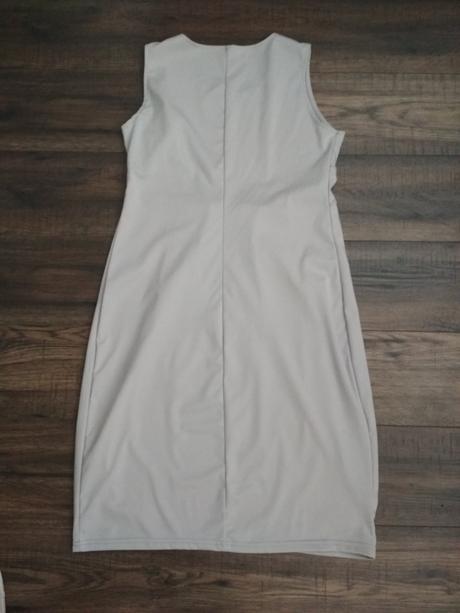 Sivé tehotenské šaty, s