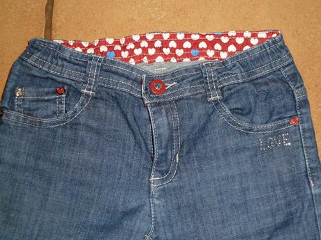 Pekne riflicky so srdieckami zn.ovs kids, 128