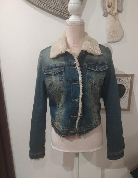 Štýlová zateplená riflovka, m