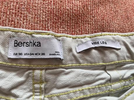 Bershka wide siroke rifle, bershka,34