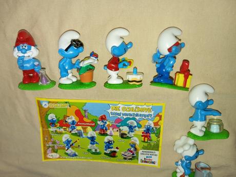 Kinder surprise smurf šmolkovia 2008/2009,