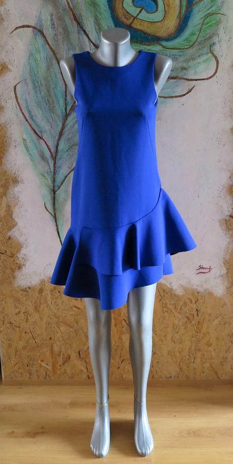Dámske exkluzívne asymetrické elegantné šaty, h&m,xs