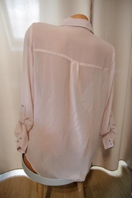 Bledo ružová košeľa, xl, xl