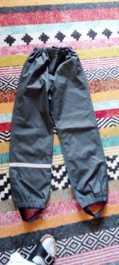 Zateplené nohavice, h&m,140