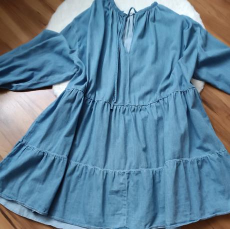 Riflové šaty, xxxl