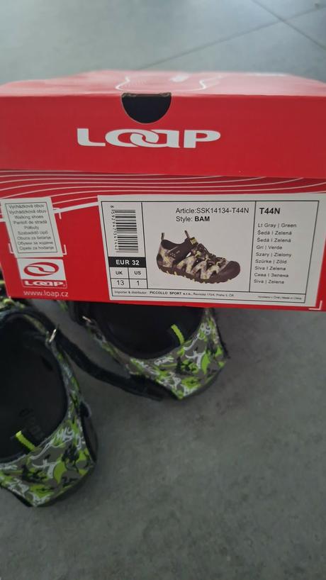 Chlapčenske sandále ako nove, loap,32
