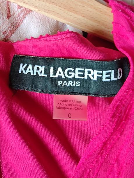 Karl lagerfeld originál luxusné dámske šaty, xs