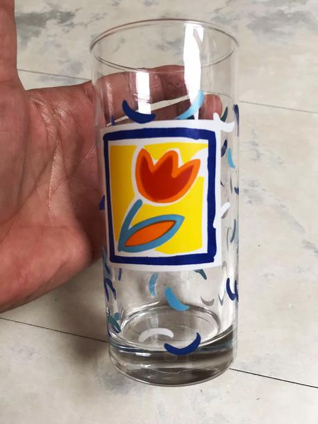 Maľovaný pohár luminarc, 