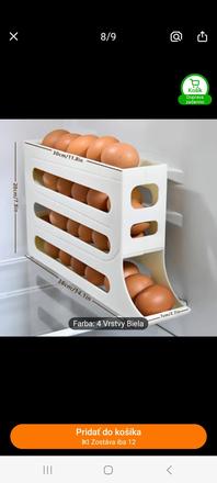 Organizer na vajicka,