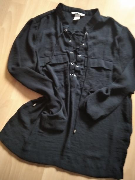 Blúzka.so snurovanim, h&m,s
