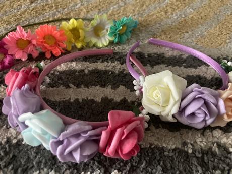 Kvetinkové čelenky 110/128, lindex