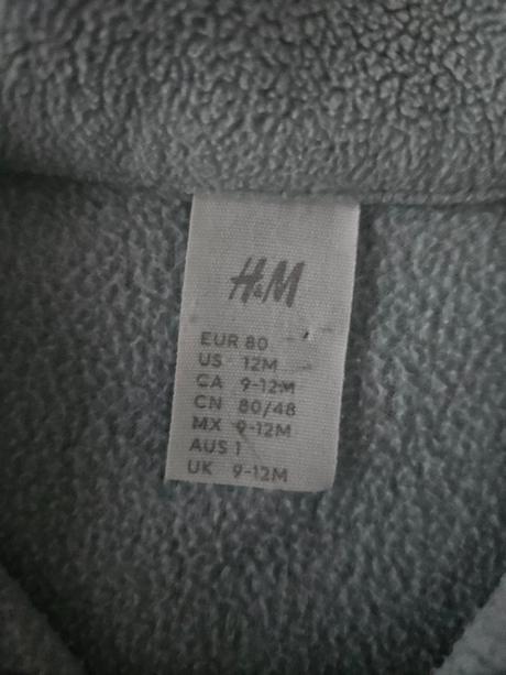 H&m flísová súpravička 80, h&m,80