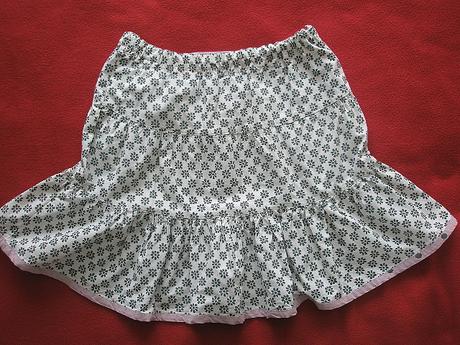 Sukňa volánová zn. okker gokker veľ. 128, 128