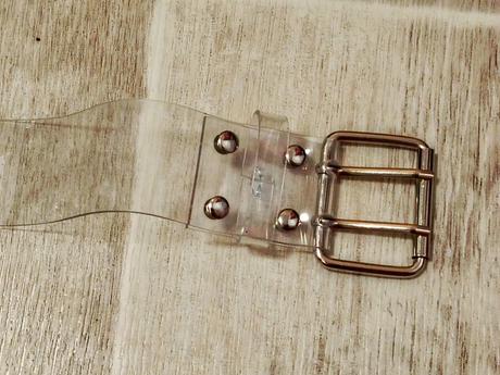 Dámsky priehľadný opasok, 