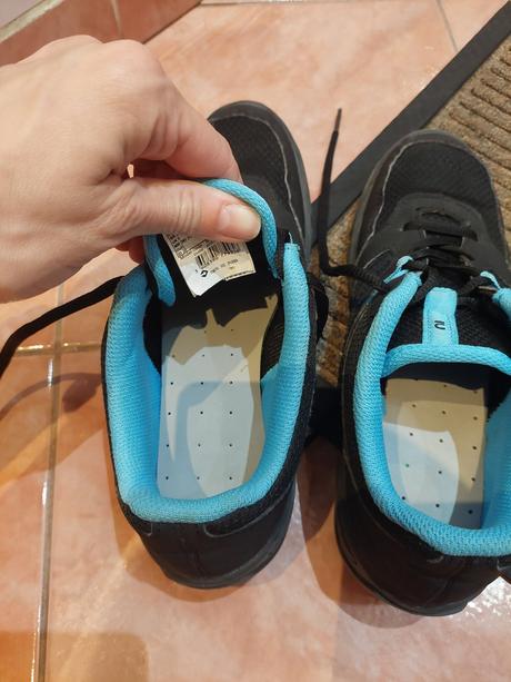 Čierno-modré detské tenisky, decathlon,38