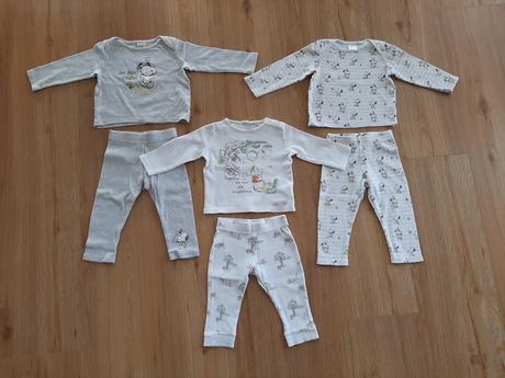 Pyžamká 3x ako nové, f&f,74