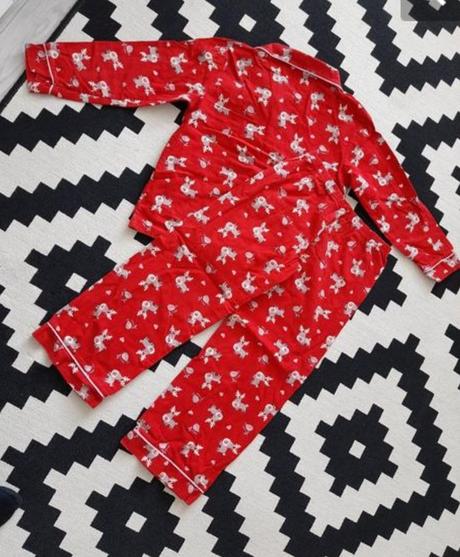 Teple flanelove pyzamko so sobikmi v.128, marks & spencer,128