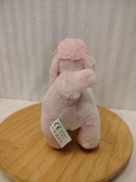 Plyšový ružový pes pudlík, b&m retail, 26 cm, 