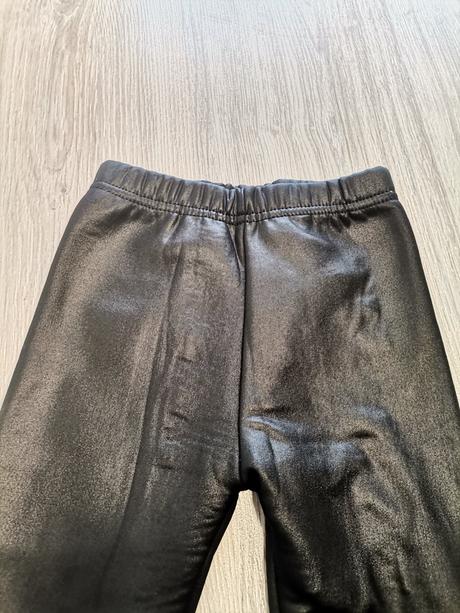 Dievčenské koženkové zateplene legíny, 122