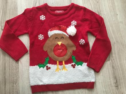 Sveter vianočný 7-8 rokov, primark,128