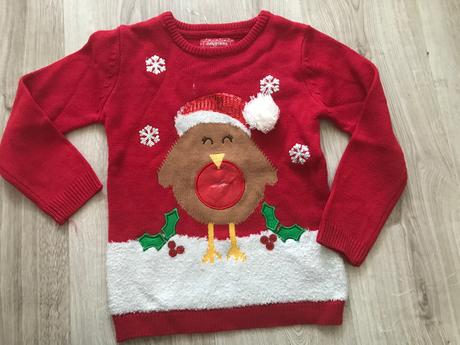 Sveter vianočný 7-8 rokov, primark,128