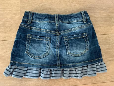 Riflova suknicka s regulovatelnym pasom, benetton,110