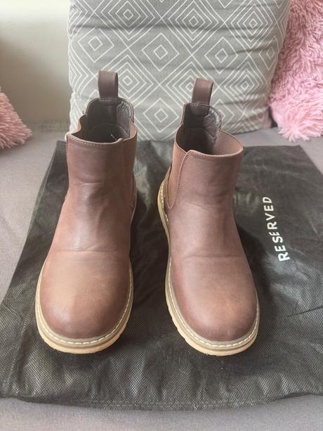 Chlapčenské elegantné vysoké topánky, reserved,35