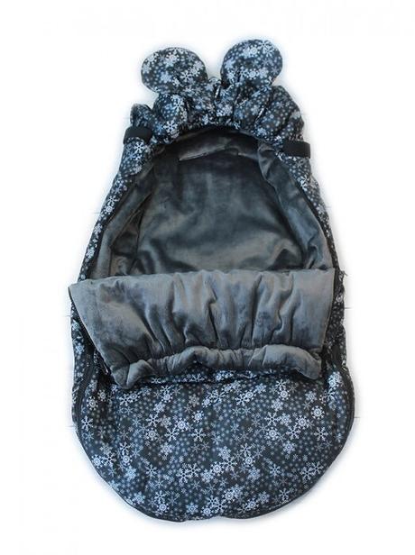 Baby nellys nepremokavý fusak s uškami miki, fleec, nellys