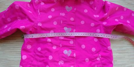 Bodkovana bundicka so srdieckami tchibo, tchibo,98