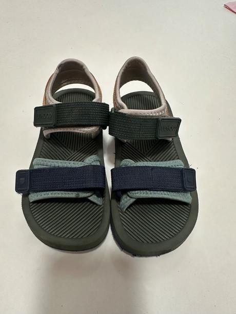 Tmavozelené sandálky hunter green mix liewood, 28