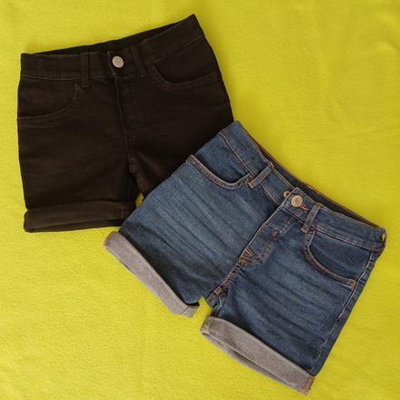 Šortky - 2 ks, denim,110