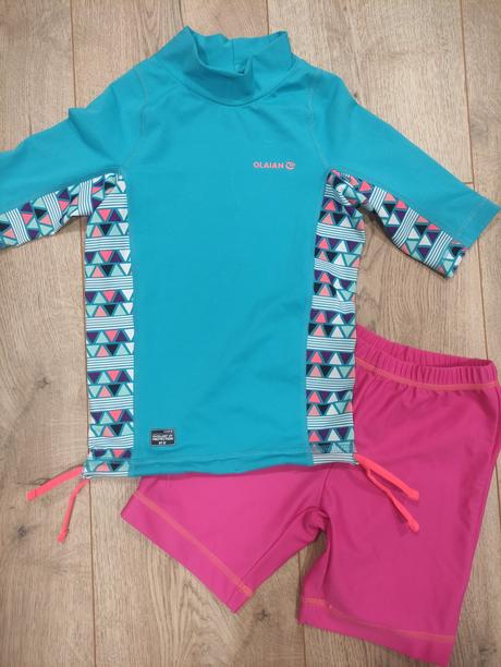 Detské tričko s uv ochranou, decathlon,104