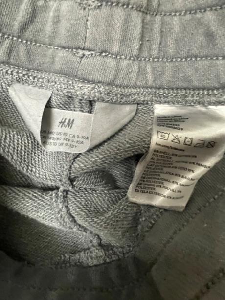 Jogger tenké tepláky, h&m,140