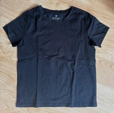Čierne tričko 134/140, h&m,140