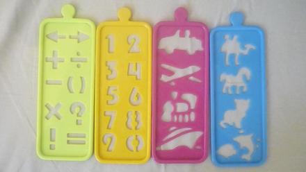 Rôzne náradie k plastelíne, 