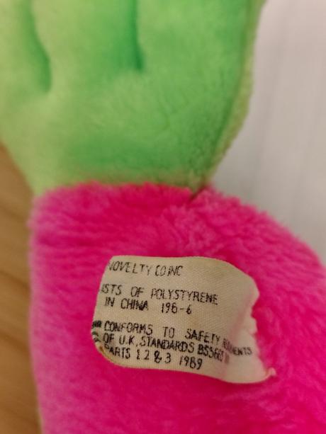 Plyšová ružovo zelená rybka, ace, 28 cm, 