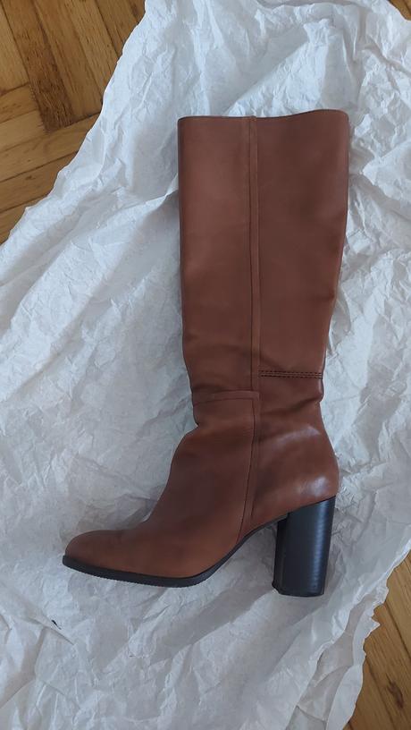 Kožené čižmy vysoké baťa 39, baťa,39