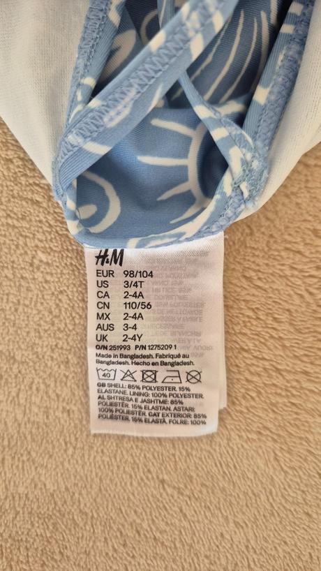 Plavky, h&m,98