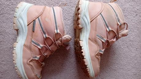 Ružové termo čižmy tchibo, 28/29, tcm,28