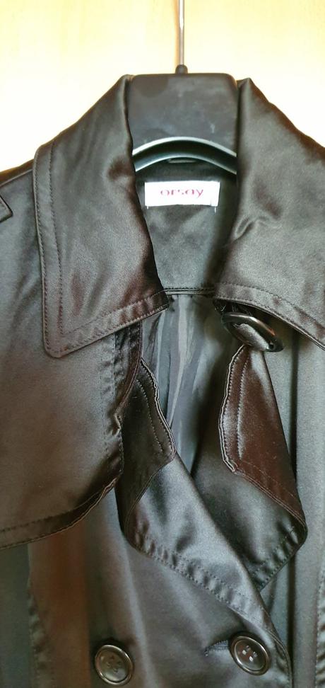 Čierny trenčkot orsay 36 alebo s, orsay,36