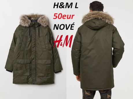 Zimná bunda hm, zimná bunda gate, h&m,l