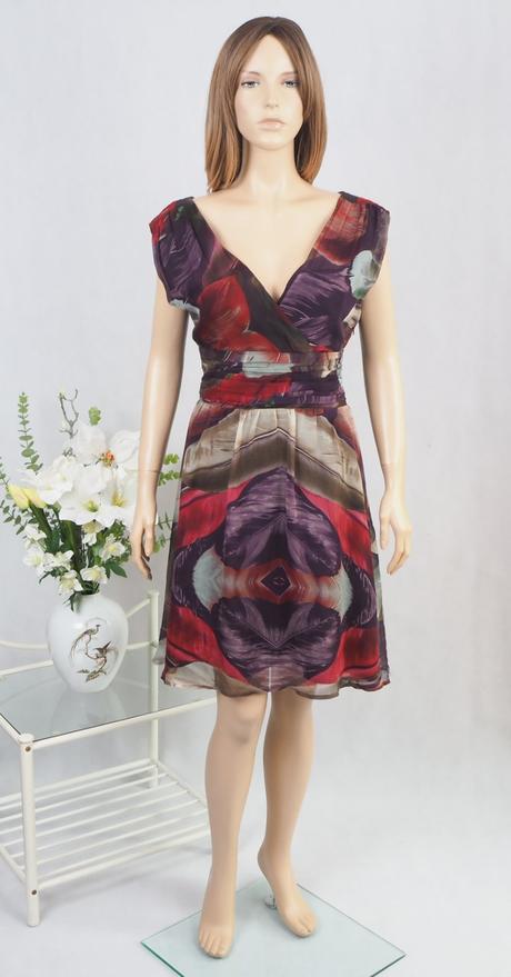 Kvalitné hodvábne šaty stockh lm, 44