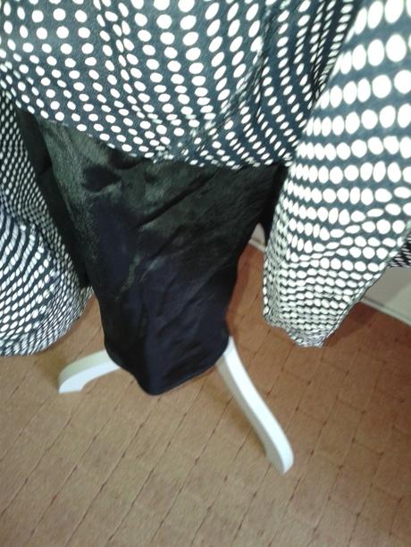 Čierno biele bodkované šaty veľ. 38, 38