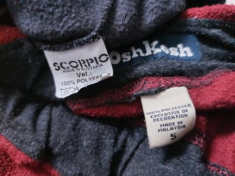 2 x flísové tepláčiky, 116