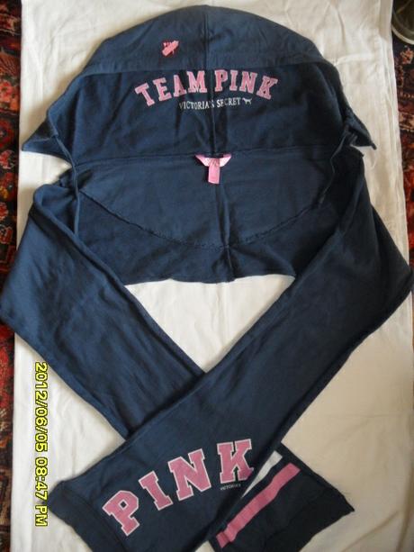 Sal s kapucnou victorias secret pink, s