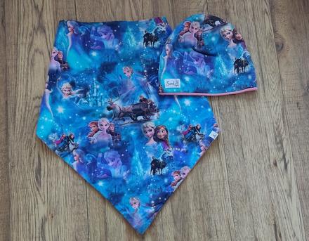 Čiapka a šál frozen, elsa, 116