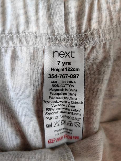 Nenosené pyžamo next, s visačkou, next,122