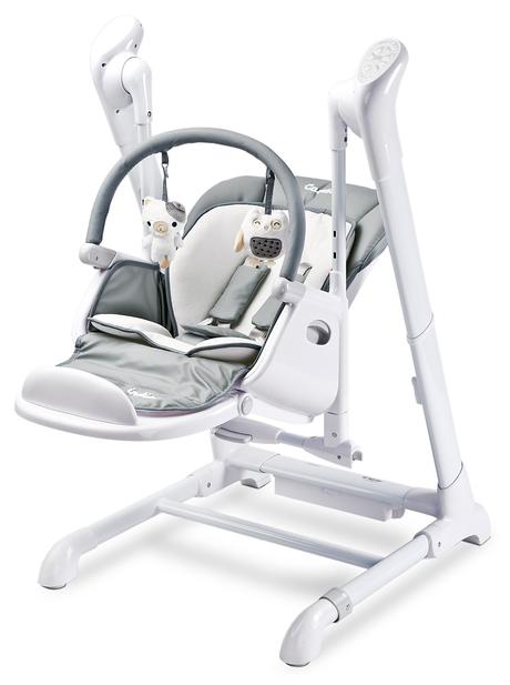 Detská jedálenská stolička 2v1 mint,