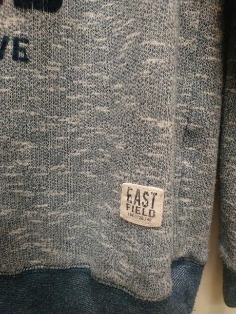 Modro sivá mikina, east field, 158-164 cm, 164